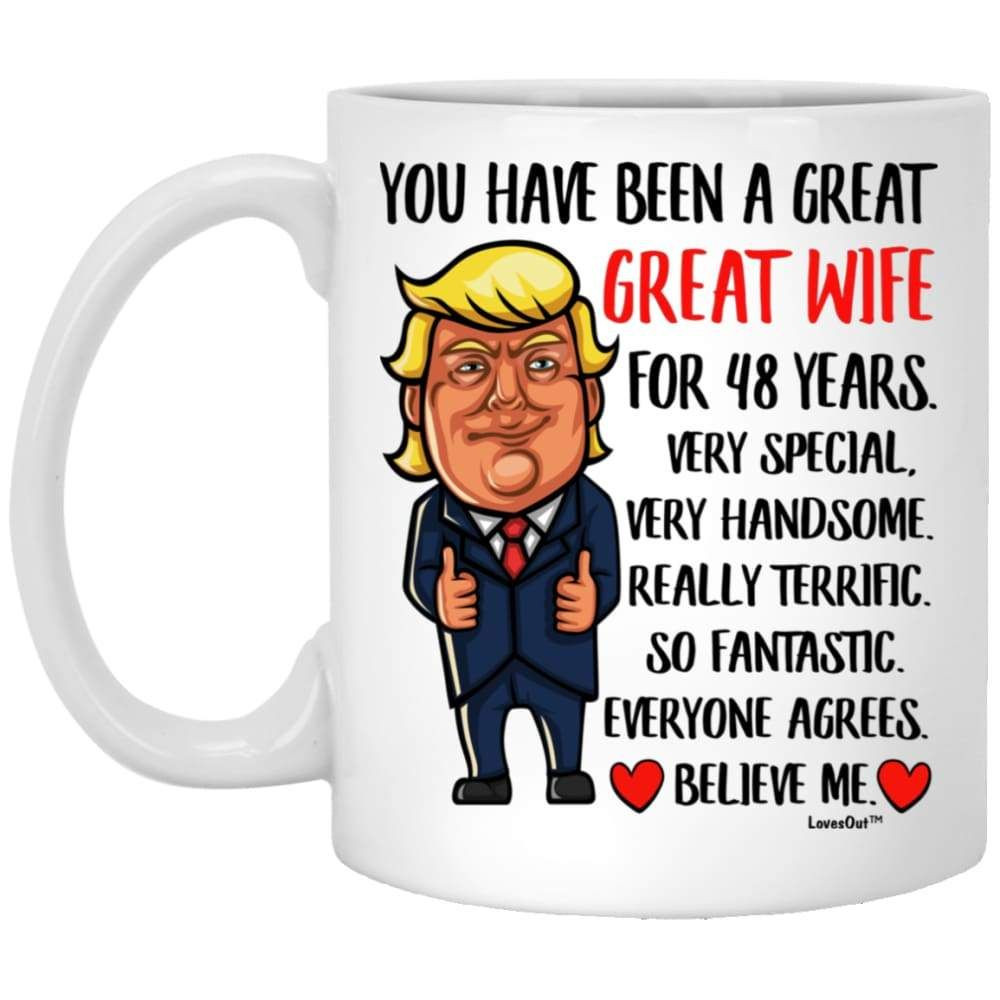 Wife Birthday Gift Ideas 2020
 48th Anniversary Gifts For Wife Mug in 2020