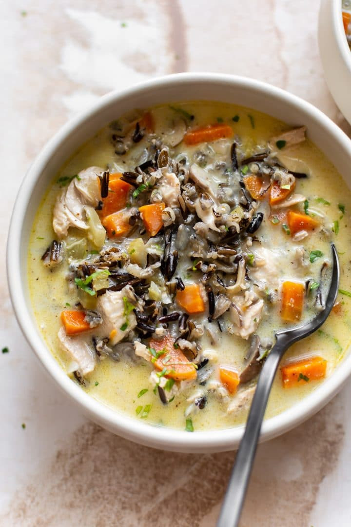 Wild Rice Turkey Soup
 Leftover Turkey Wild Rice Soup • Salt & Lavender