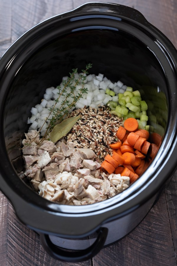 Wild Rice Turkey Soup
 Slow Cooker Turkey Wild Rice Soup Flavor the Moments