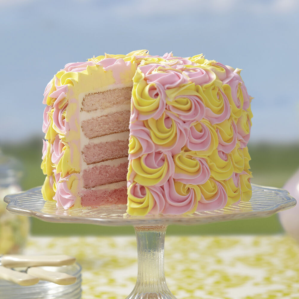 Wilton Birthday Cakes
 Rosy Lemonade 5 Layer Cake