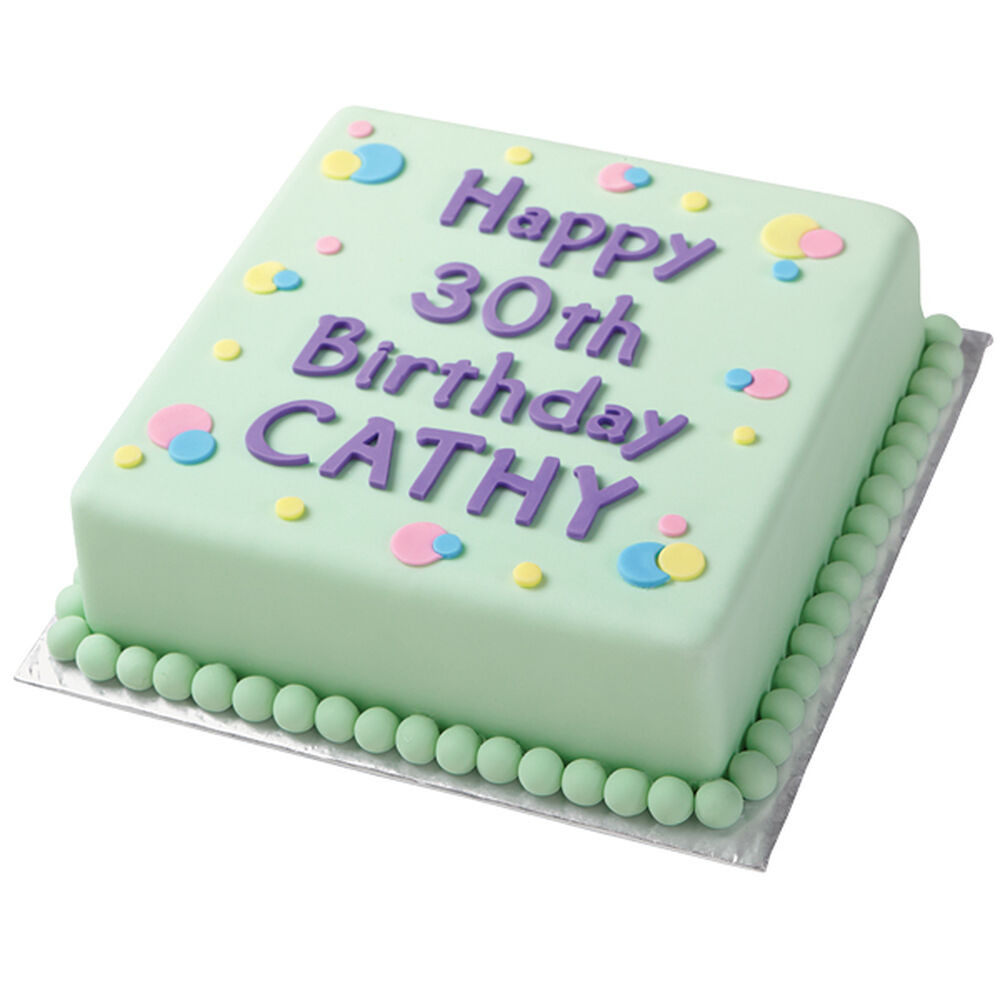 Wilton Birthday Cakes
 Bold and Beautiful Birthday Cake