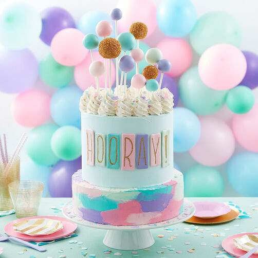 Wilton Birthday Cakes
 Hip Hip Hooray Birthday Cake