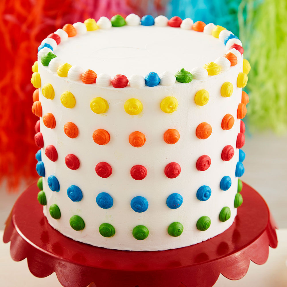 Wilton Birthday Cakes
 Polka Dot Birthday Cake