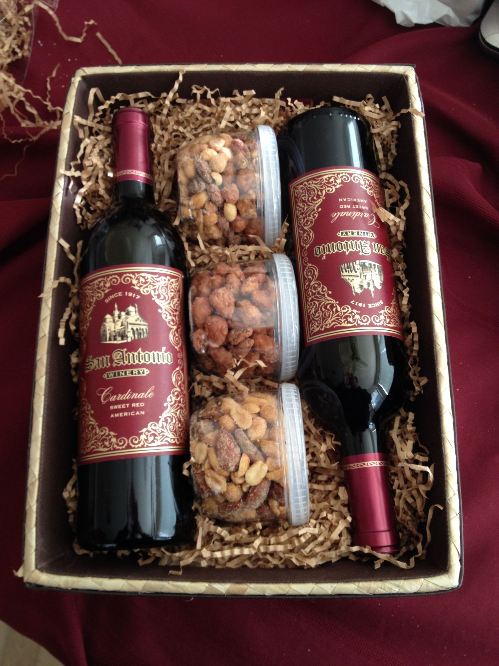 Wine Gift Basket Ideas
 Wine Gift Basket Nuts are a good idea to add to the wine
