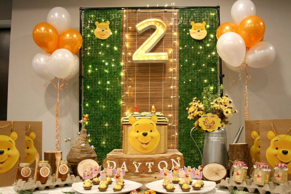 Winnie The Pooh Birthday Decorations
 Winnie The Pooh Bear Birthday Party Birthday Party Ideas