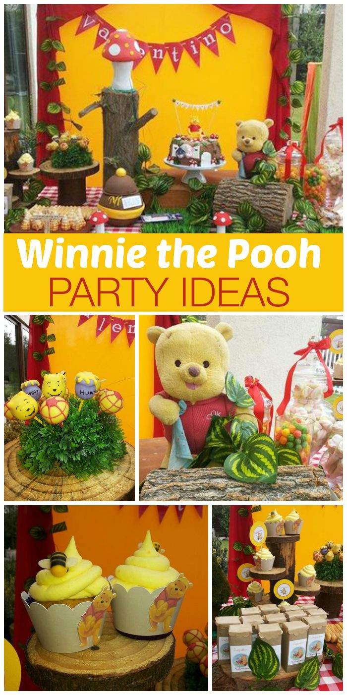 Winnie The Pooh Birthday Party Decorations
 35 best images about Winnie the Pooh and Friends kids