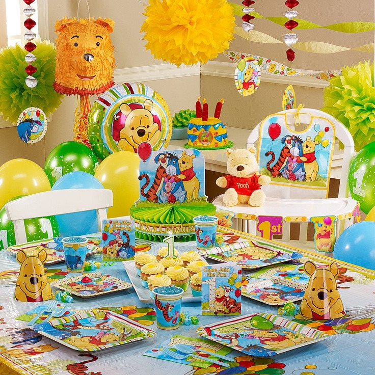 Winnie The Pooh Birthday Party Decorations
 25 best images about Winnie the Pooh & Pals 1st Birthday