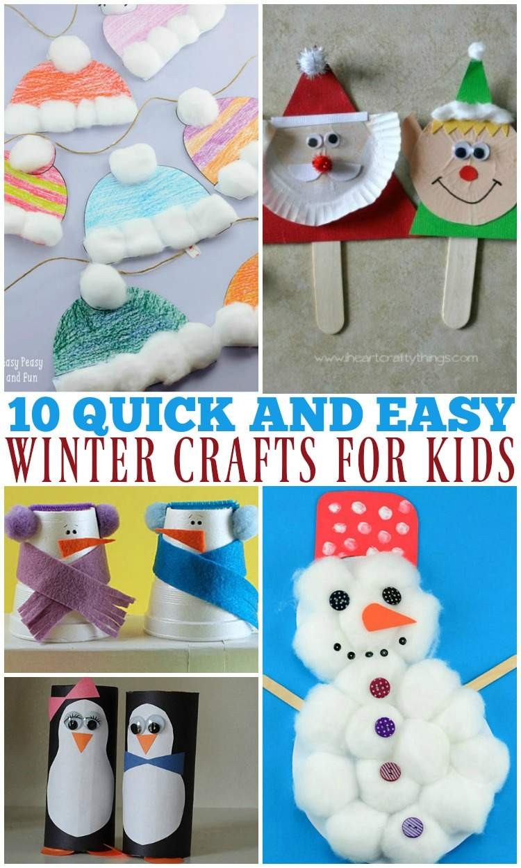 Winter Craft For Kids
 10 Quick and Easy Winter Crafts for Kids The Relaxed