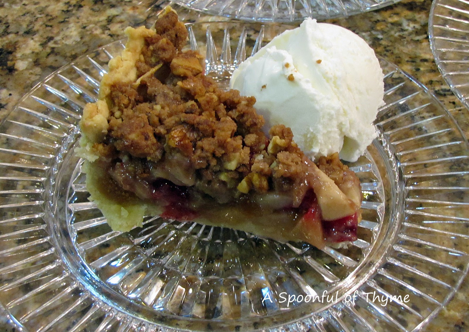 Winter Fruit Pies
 Deep Dish Winter Fruit Pie With Walnut Crumb Recipe — Dishmaps