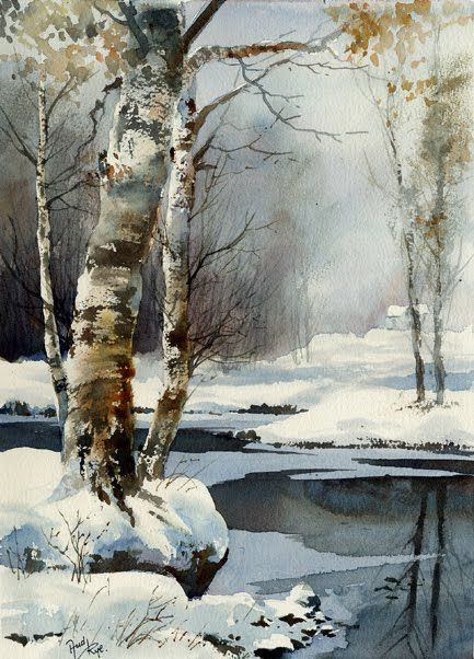 Winter Landscape Painting
 Heart warming Winter Landscapes That Will Melt The Chill