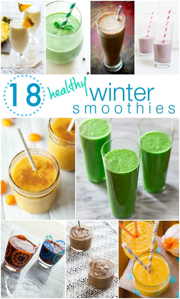 Winter Smoothie Recipes
 pear avocado and honey smoothie Healthy Seasonal Recipes