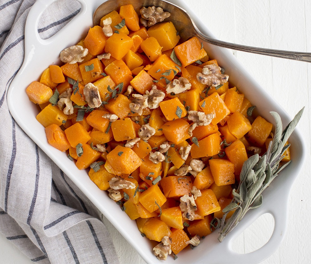 Winter Squash Recipes
 Roasted Winter Squash with Walnuts and Sage