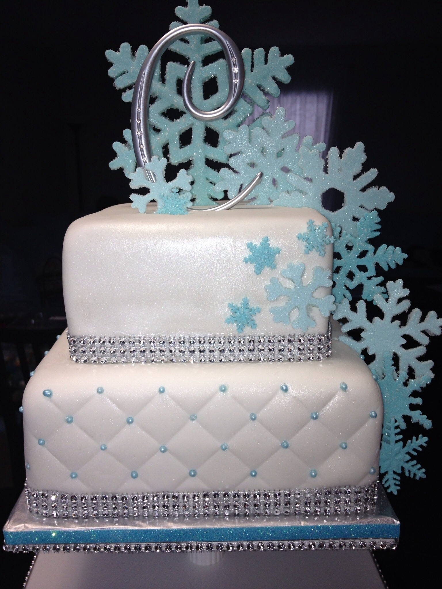 Winter Wonderland Birthday Cake
 Made This Rainbow Loom Birthday Cake Everything Made From