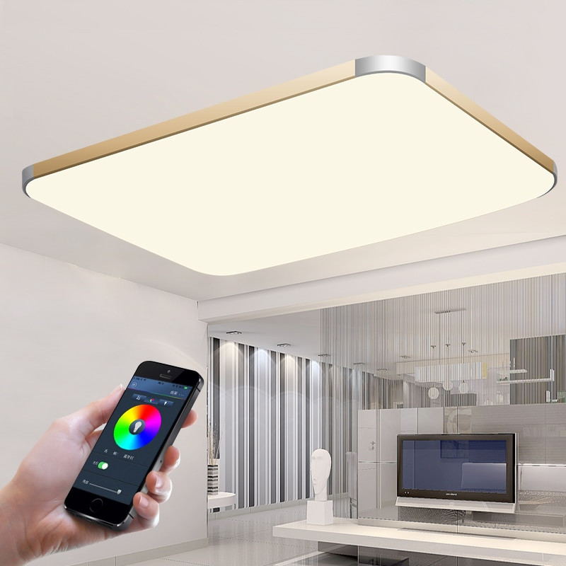 Wireless Living Room Lights
 App Mobile Phone Control Modern Led Ceiling Lights For