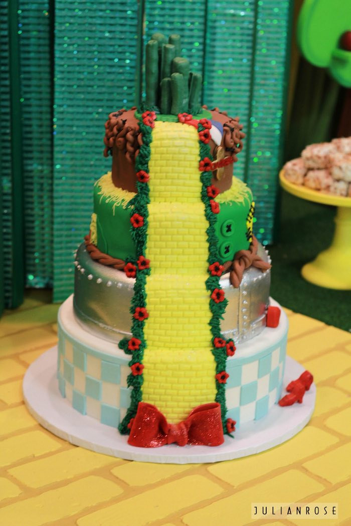 Wizard Of Oz Birthday Cake
 Kara s Party Ideas Wizard of Oz Birthday Party