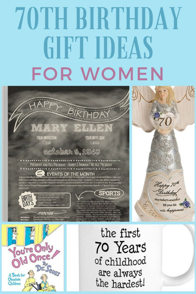 Women Birthday Gifts
 70th Birthday Gift Ideas for Women