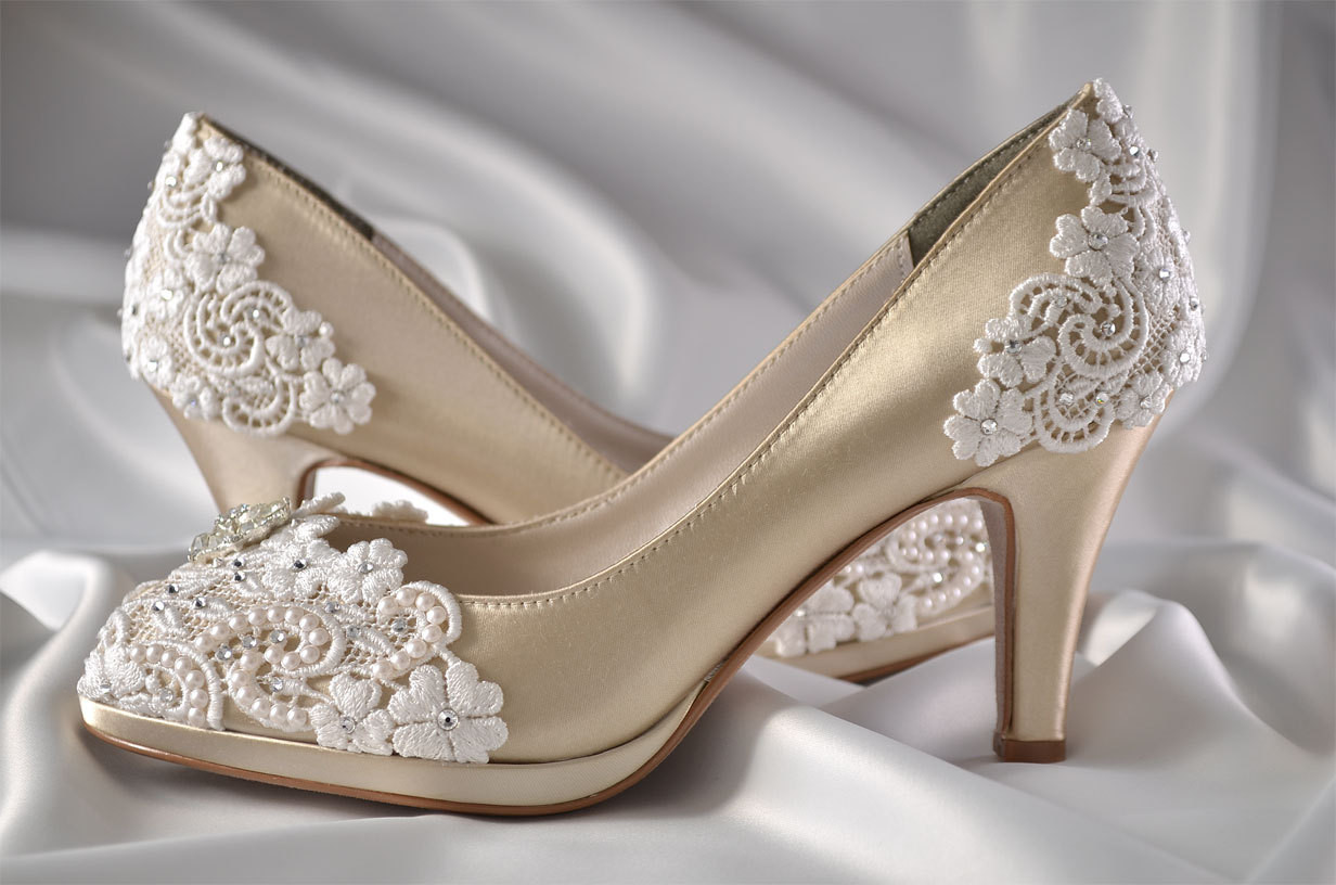 Womens Wedding Shoes
 Wedding Shoes Womens Shoes PBT 0826A Vintage Wedding Lace