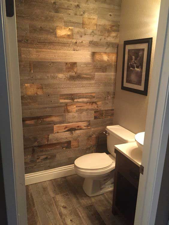 Wood Accent Wall Bathroom
 22 Ways to Boost and Refresh Your Bathroom by Adding Wood