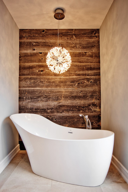 Wood Accent Wall Bathroom
 Wood Accent Waaa Contemporary bathroom Madison