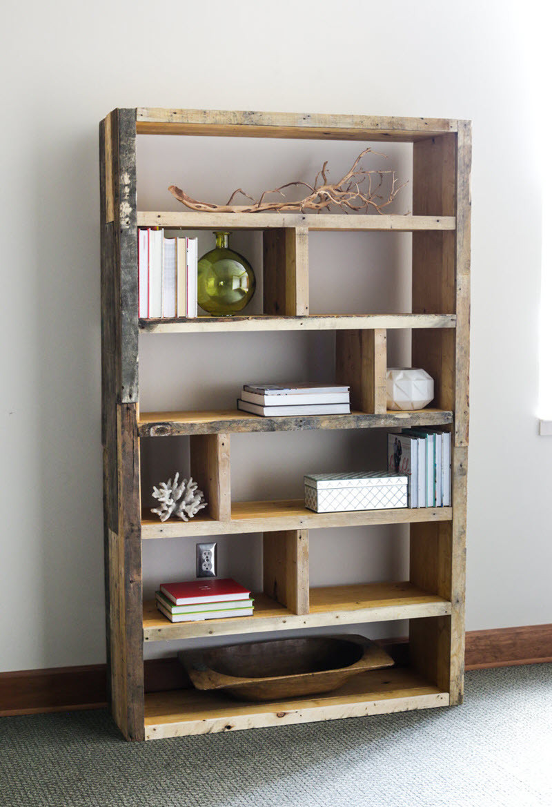 Wood Bookshelf DIY
 20 Amazing DIY Bookshelf Plans and Ideas – The House of Wood