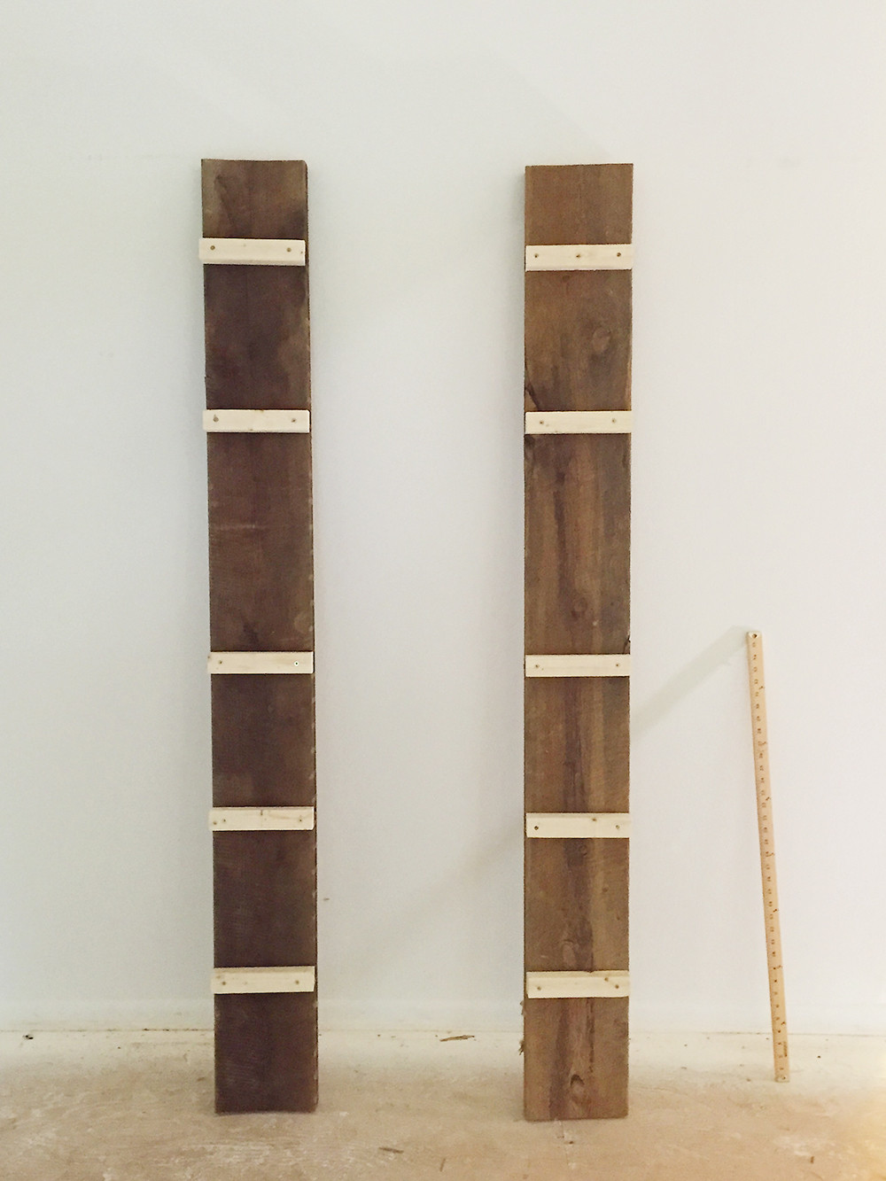 Wood Bookshelf DIY
 DIY Reclaimed Wood Bookshelf by Anna Elyce Smith