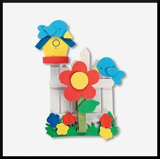 Wood Craft Kits For Kids
 Birdhouse Wood Memo Craft Kit for Kids Magnetic ABCraft
