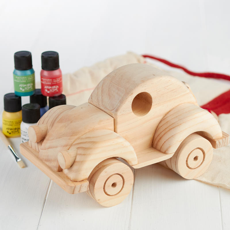 Wood Craft Kits For Kids
 Unfinished Wood Toy Beetle Car Craft Kit Activity Kits
