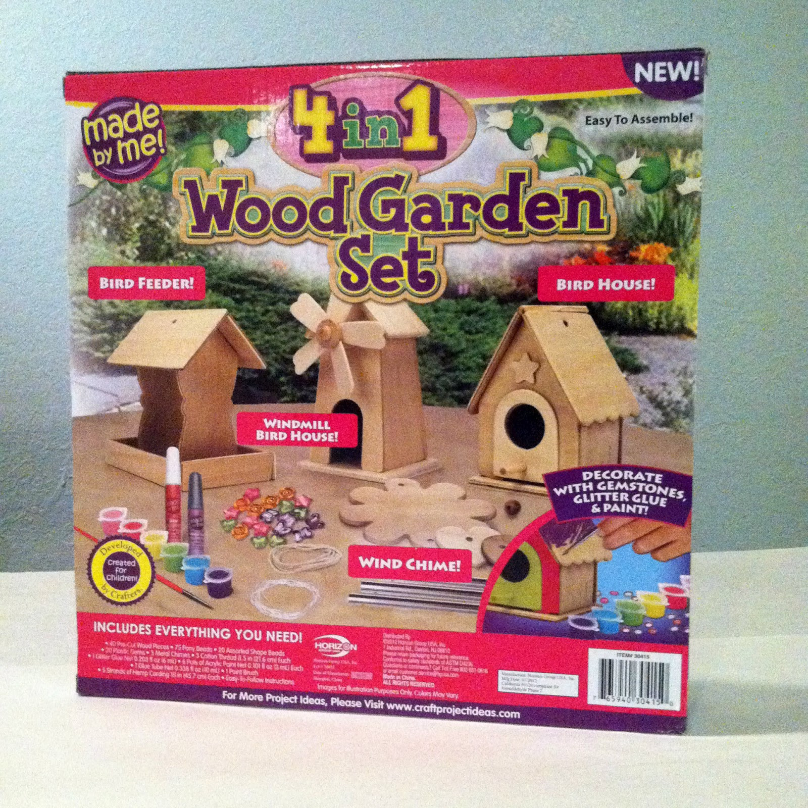 Wood Craft Kits For Kids
 Wood Garden Set Craft Kit for Kids Summer Fun from