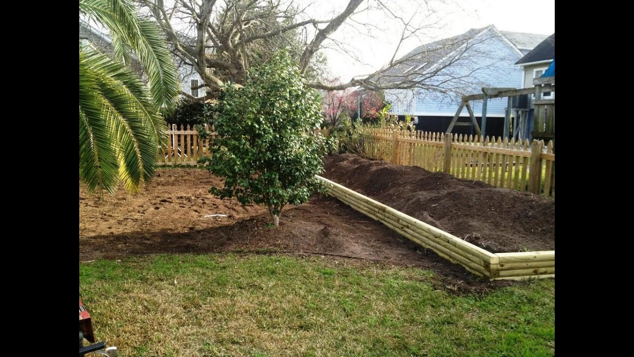 Wood Landscape Edging
 Landscape timber edging ideas