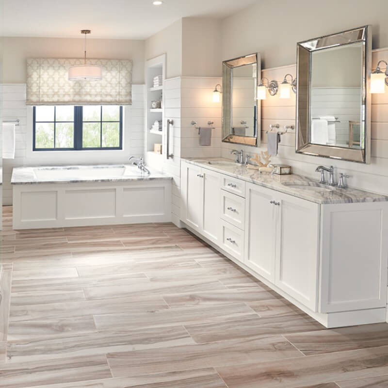 Wood Look Bathroom Tile
 Durable Porcelain Tile That Looks Just Like Natural Birch