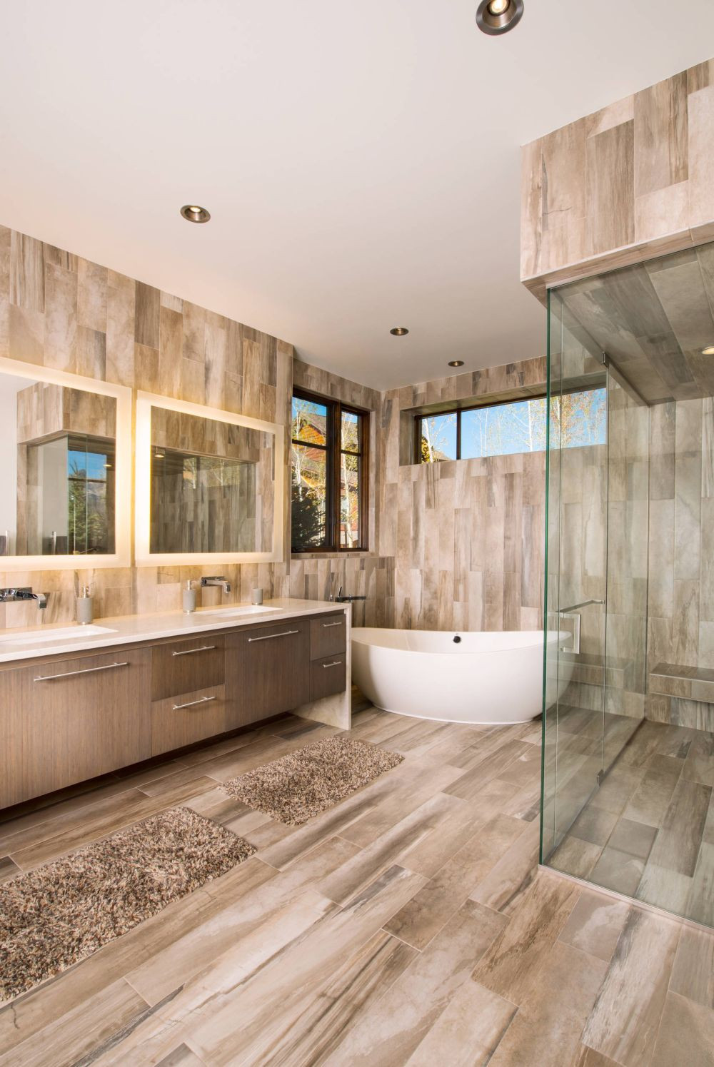 Wood Look Bathroom Tile
 15 Wood Tile Showers For Your Bathroom