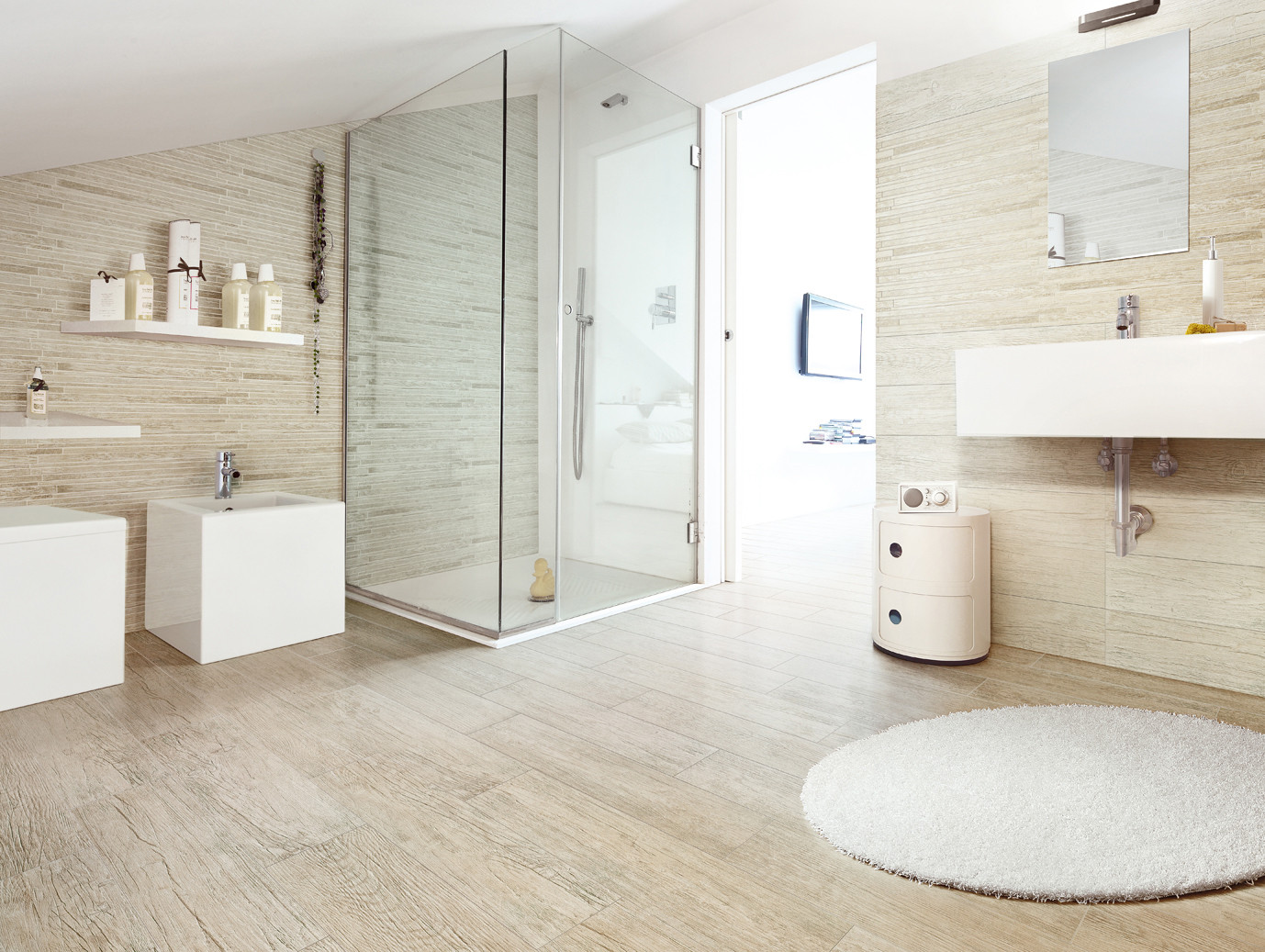 Wood Look Tile Bathrooms
 Wood Look Tiles