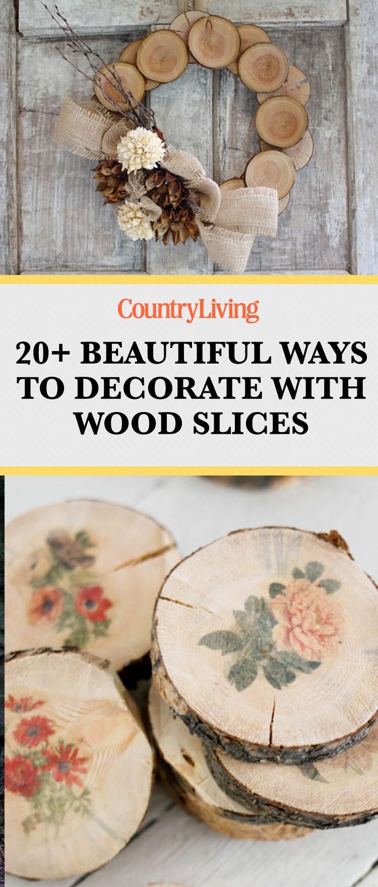 Wood Slices DIY
 20 Easy Wood Slice Crafts DIY Wood Slice Project Ideas