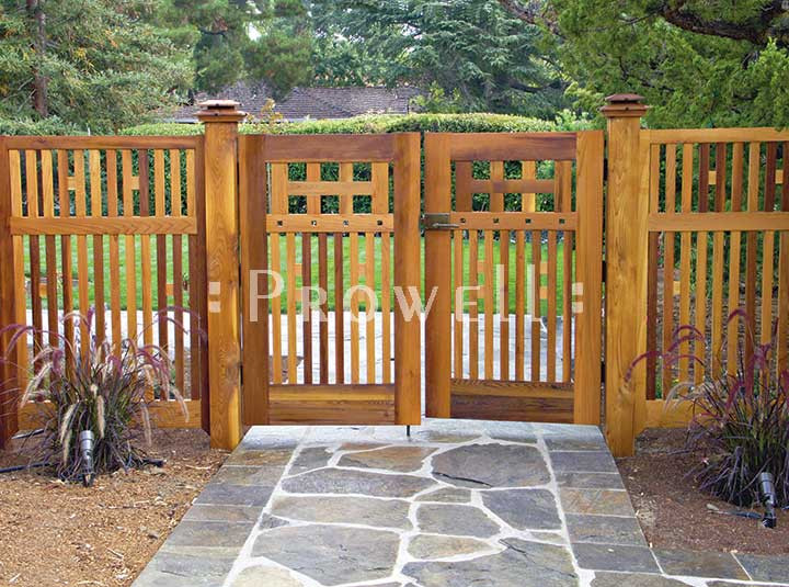 Wooden Backyard Gates
 Arts and Crafts Wooden Garden Gate 52