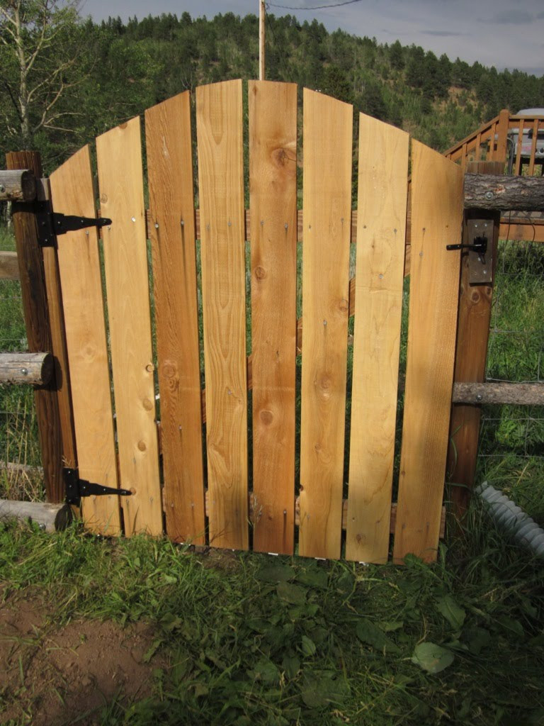 Wooden Backyard Gates
 Neighborly Place Garden Gate