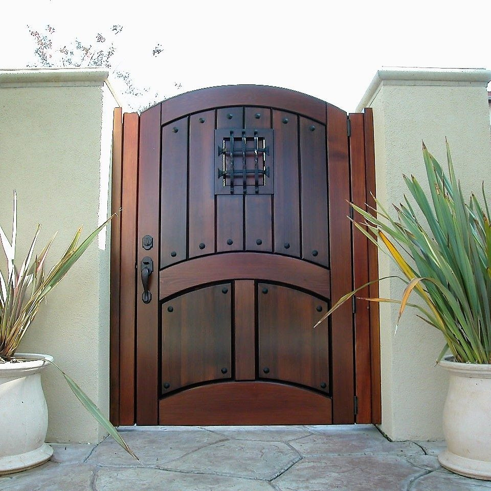 Wooden Backyard Gates
 Custom Wood Gates Garden Passages