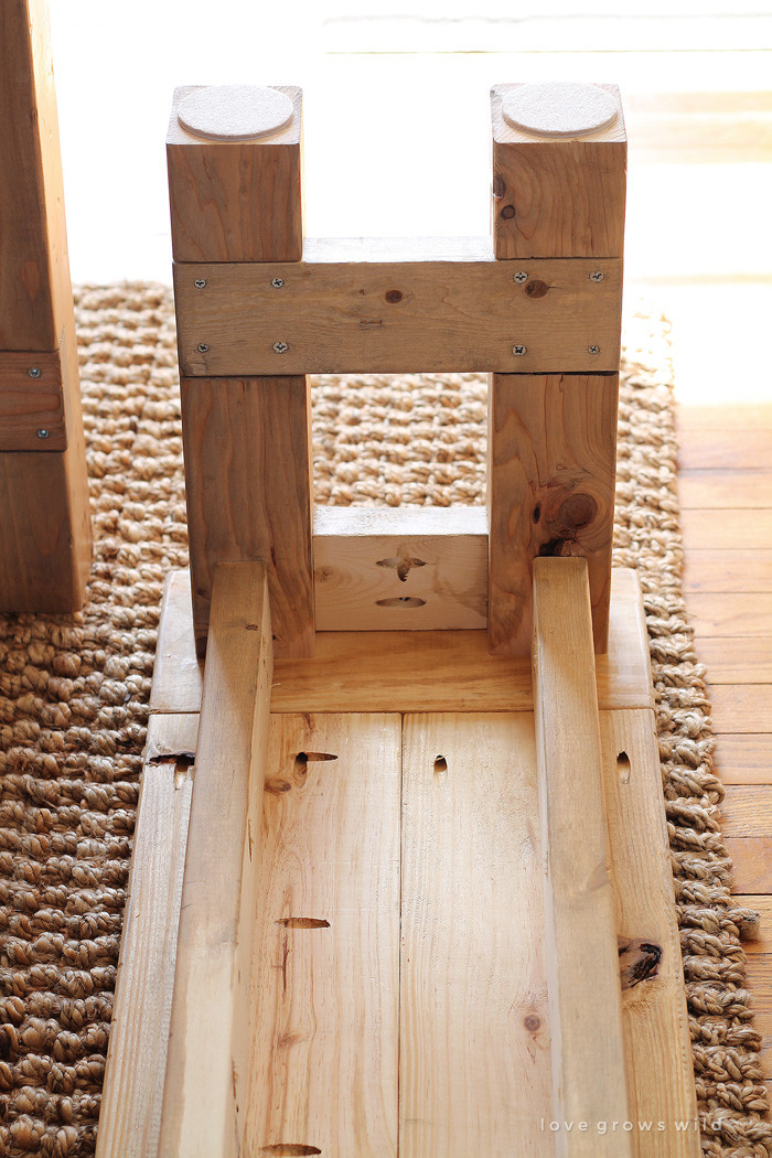 Wooden Bench DIY
 DIY Farmhouse Bench Love Grows Wild