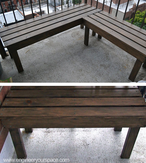 Wooden Bench DIY
 DIY Outdoor Wood Bench 6 Steps with