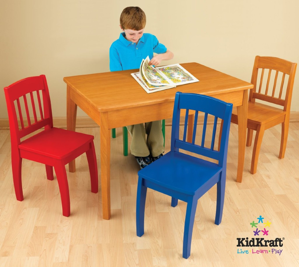 Wooden Kids Table
 Top 10 Cutest Children s Tables and Chair Sets