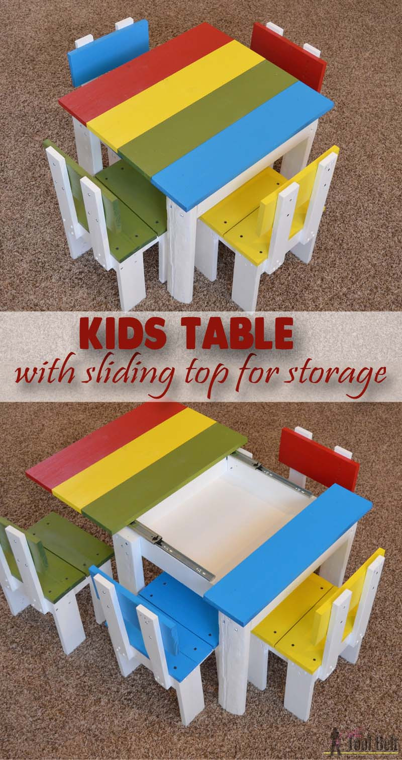 Wooden Kids Table
 Simple Kid s Table and Chair Set Her Tool Belt