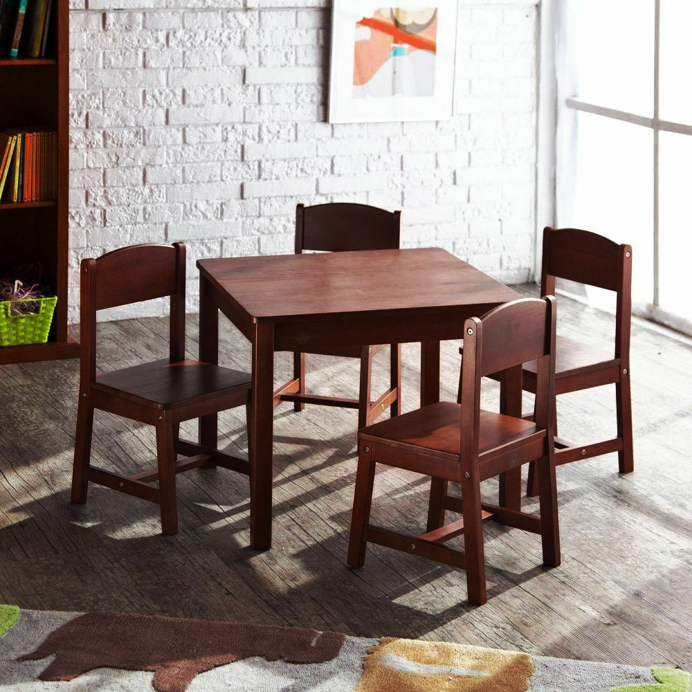 Wooden Kids Table
 NEW KidKraft Sturdy Farmhouse Wooden Table and Chair Set