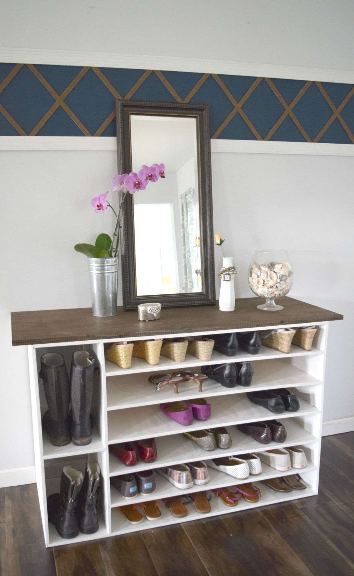 Wooden Shoe Rack DIY
 Stylish DIY Shoe Rack Perfect for Any Room