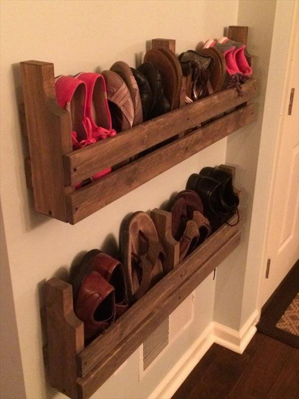 Wooden Shoe Rack DIY
 The Best DIY Pallet Shoe Rack Ideas – Ideas with Pallets