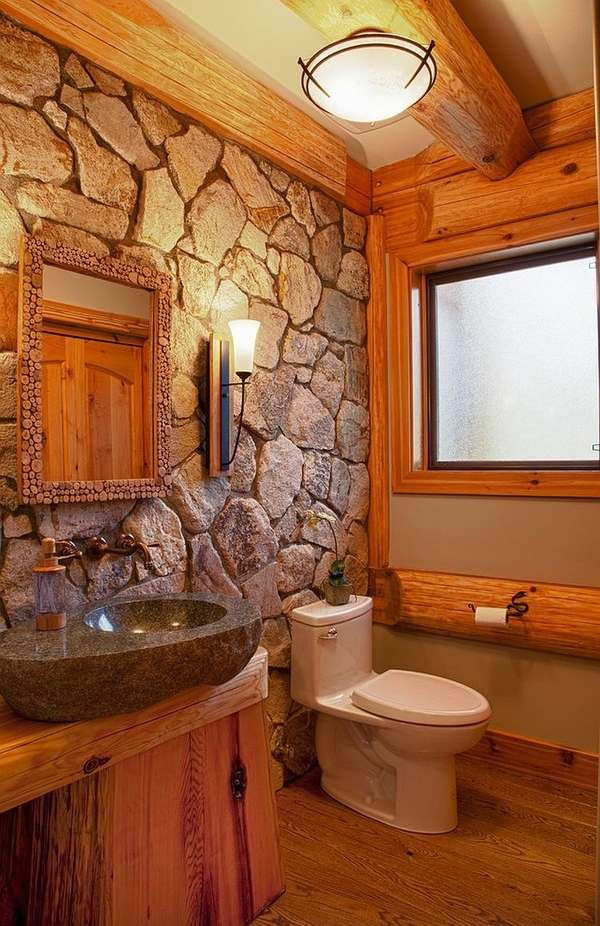 Woodsy Bathroom Decor
 Rustic bathroom ideas – inspiring bathroom design and