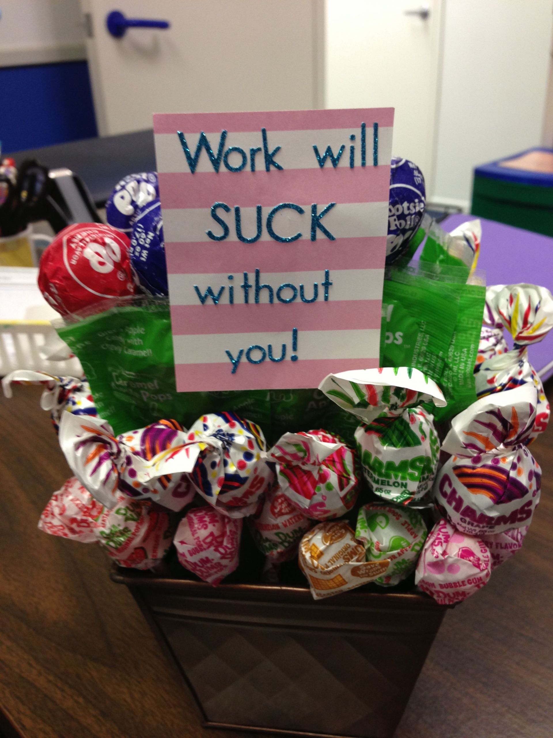 Work Retirement Party Ideas
 Lollipop goodbye t