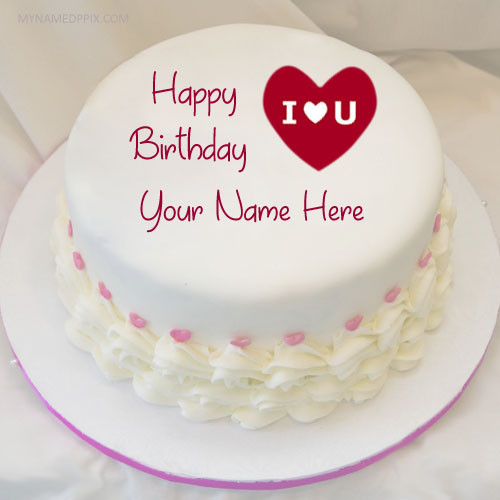 Write Name On Birthday Cake
 Write Name Lover Birthday Wishes Cake My