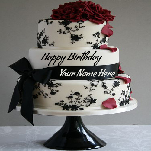 Write Name On Birthday Cake
 Write Name Birthday Cake Pic Wrapped By Ribbon