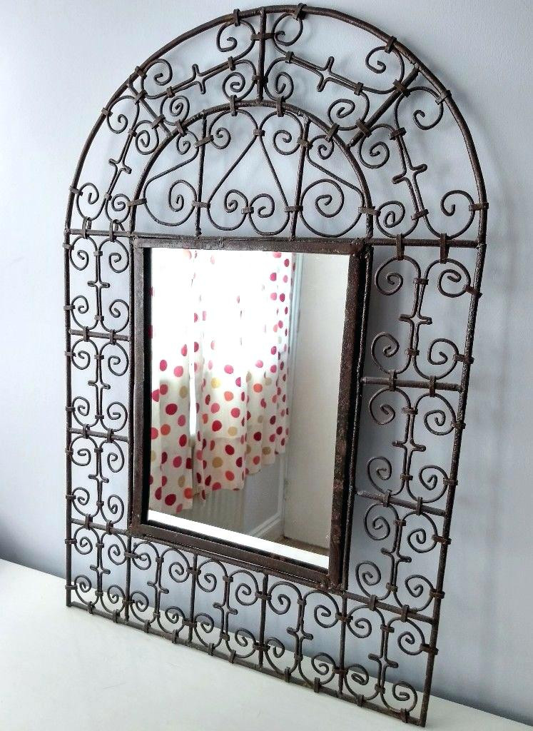 Wrought Iron Bathroom Mirror
 Wrought Iron Mirrors Mirror Canada Bathroom Ideas Black