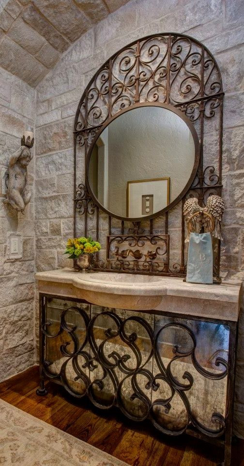 Wrought Iron Bathroom Mirror
 34 best images about Mirror Mirror the Wall on