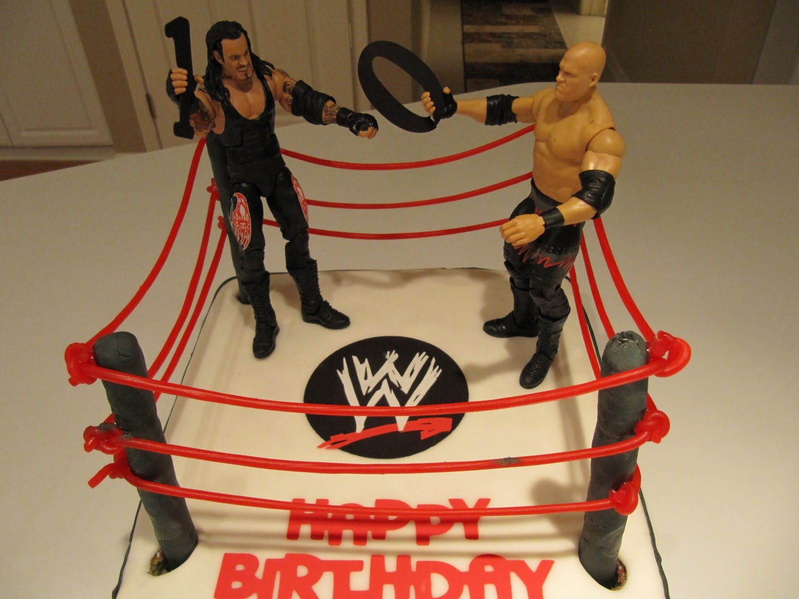 Wwe Birthday Cake
 Crazy4Cricut WWE Birthday Cake with Cricut Cake Machine